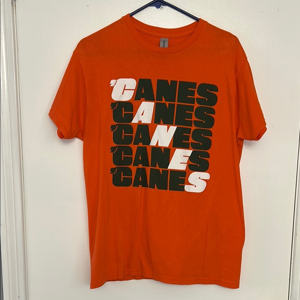 Orange 'Canes Graphic T-Shirt (University of Miami)